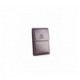 Brown leather business card holder