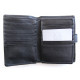 Czarny skórzany portfel