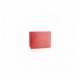 Red small leather business card holder