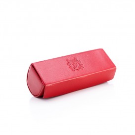 Red leather lipstic case